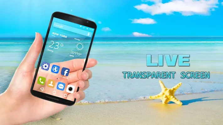 Transparent Launcher android App screenshot 2