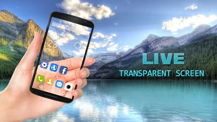 Transparent Launcher android App screenshot 3